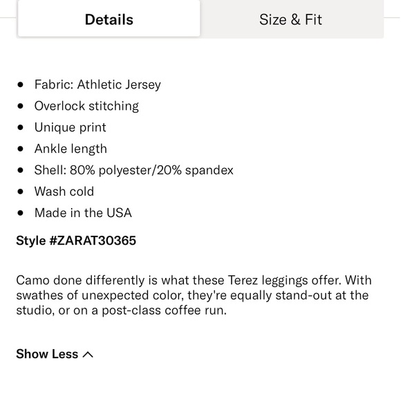 new! Terez x Shopbop | High Waist Yoga Legging Print - Picture 14 of 15